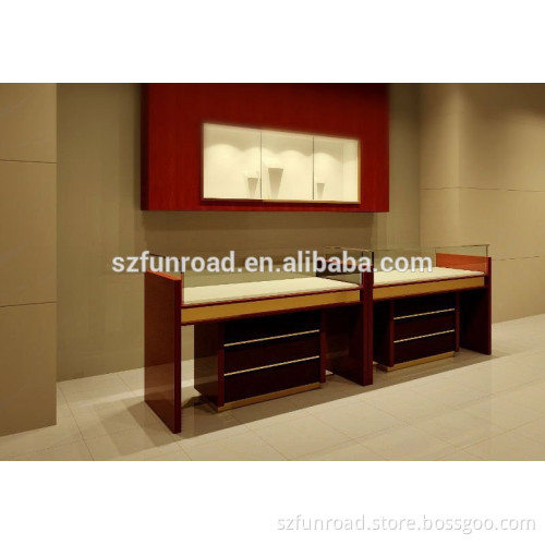 New custom store design jewelry display stand showcase for sale